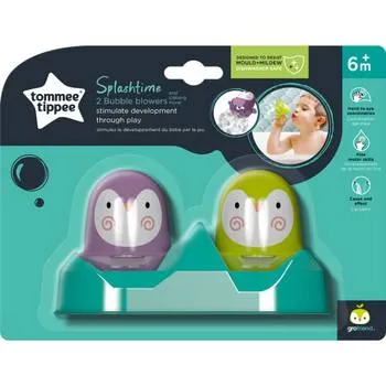 Set jucarie baie cu baloane de sapun Diverse modele 6 luni+, 2 bucati, Tommee Tippee