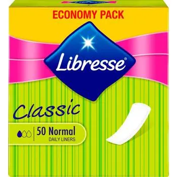 Absorbante zilnice Classic, 50 bucati, Libresse