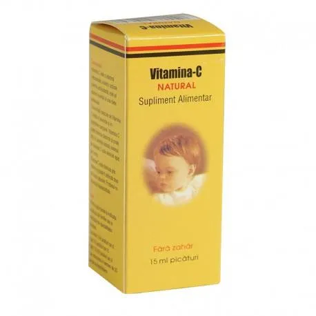 Vitamina C picaturi - Supliment pentru copii, 15ml