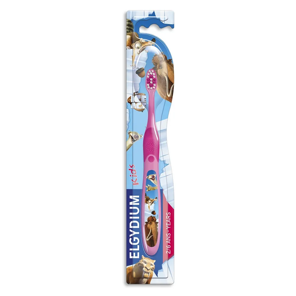 ELGYDIUM Periuta de dinti pentru copii Ice Age Kids 2-6 ani, Elgydium Kids