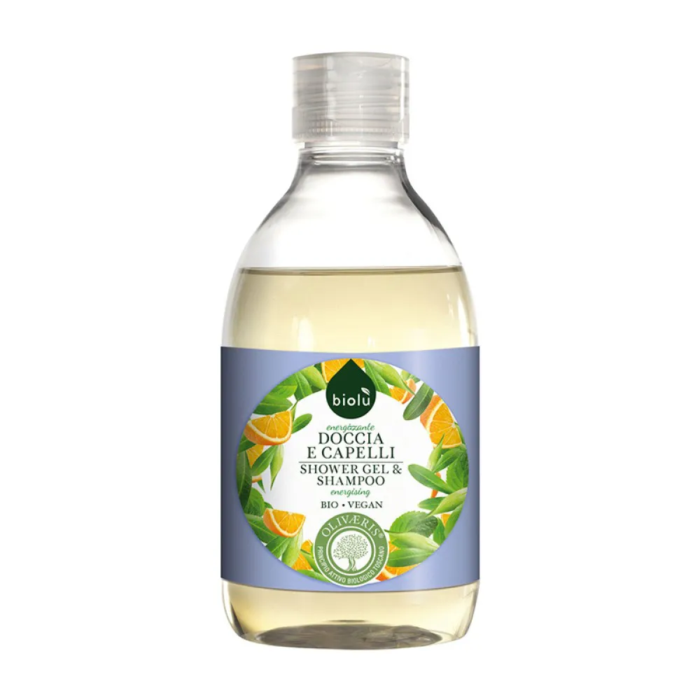 Gel de dus / sampon ecologic cu provitamina B5, Biolu (300 ml)
