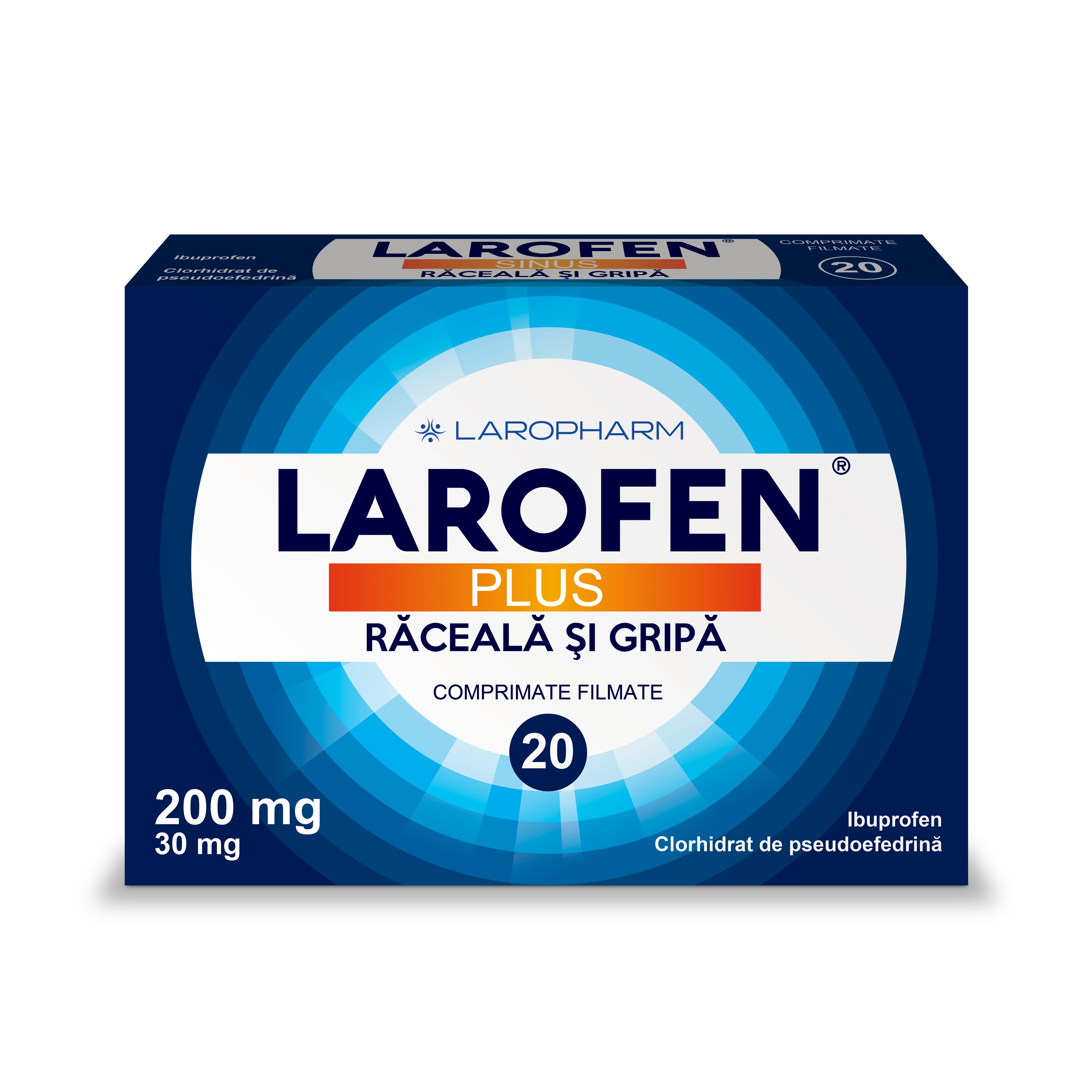 Larofen Plus, 200 mg, 20 comprimate, Laropharm