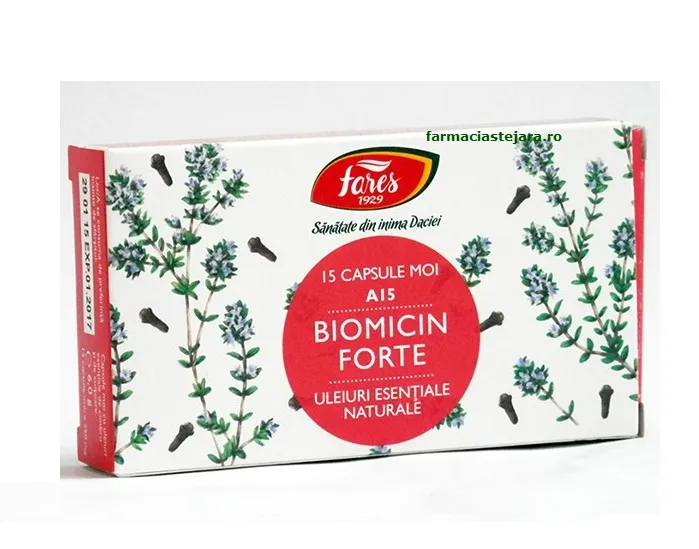 Biomicin Forte,15 capsule moi