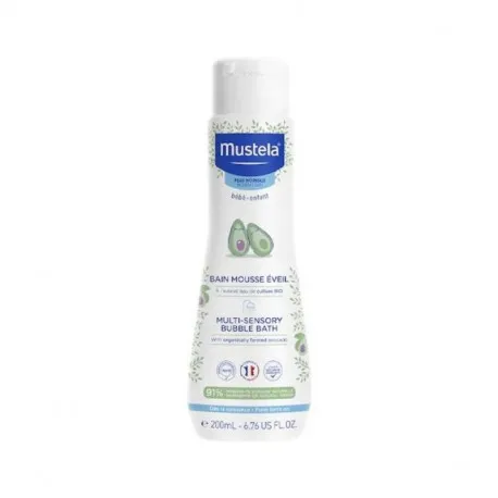 Mustela - Spuma pentru baie multi-senzoriala, 200 ml Nou