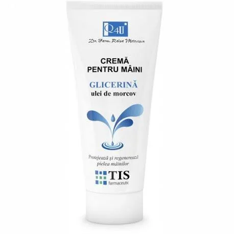 TIS Q4U Crema maini glicerina, 100ml