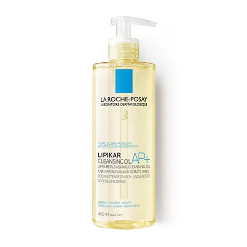 LA ROCHE-POSAY Lipikar Ulei de spălare relipidant AP+ pentru pielea uscată cu tendință atopică, 400ml