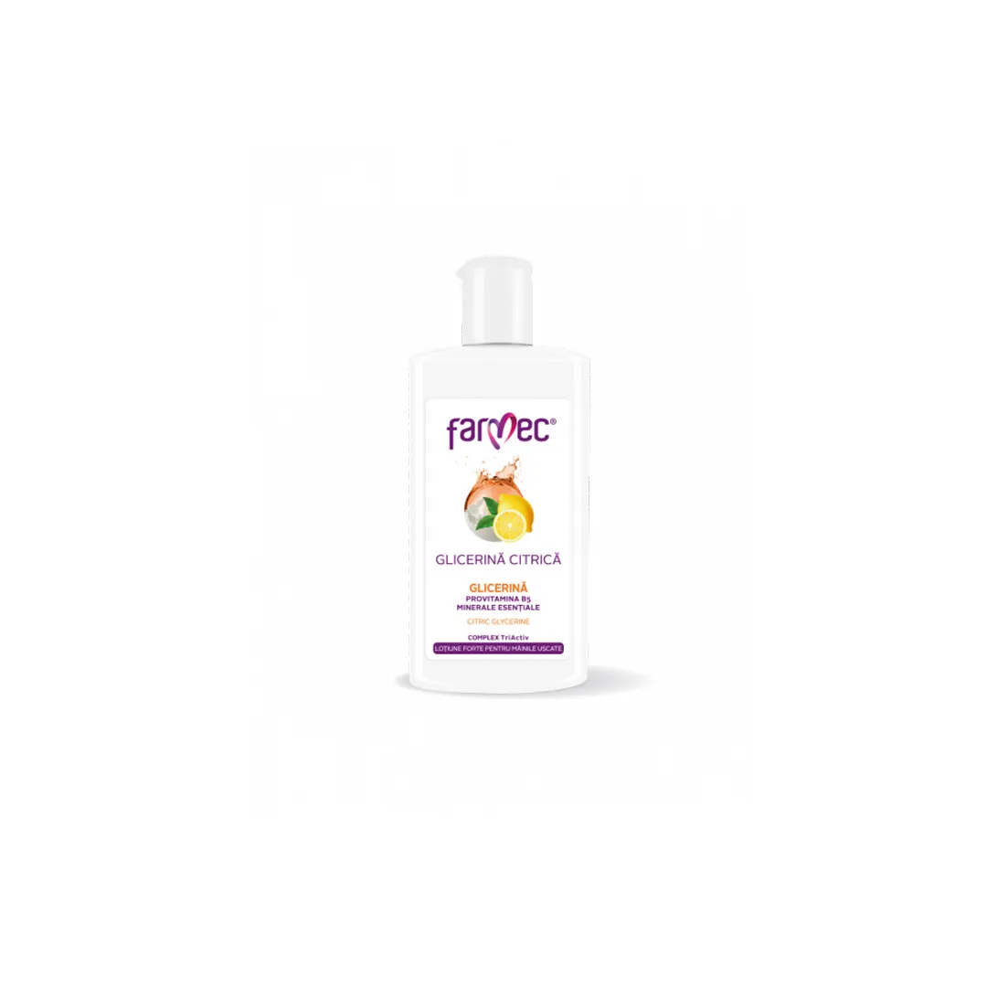 Glicerina citrica pentru maini, 150 ml, Farmec