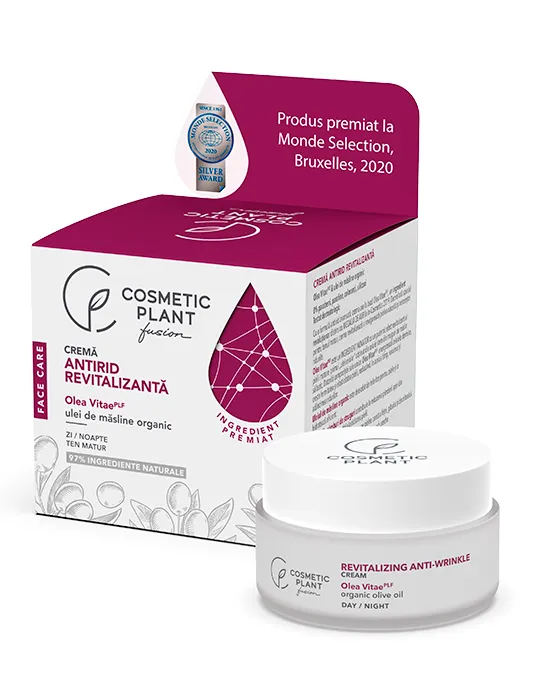 Crema antirid revitalizanta cu Olea Vitae si ulei de masline, 50 ml, Cosmetic Plant