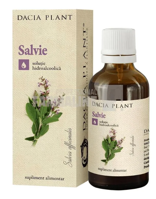 Tinctura salvie solutie hidroalcoolica 50 ml