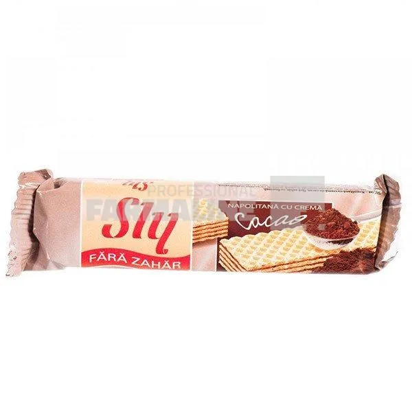 Sly Diet Napolitane fara zahar cu ciocolata 20 g