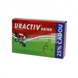 Uractiv Drink 8 plicuri + 2 plicuri Cadou