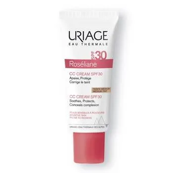 Crema CC anti-roseata SPF30 Roseliane, 40ml, Uriage