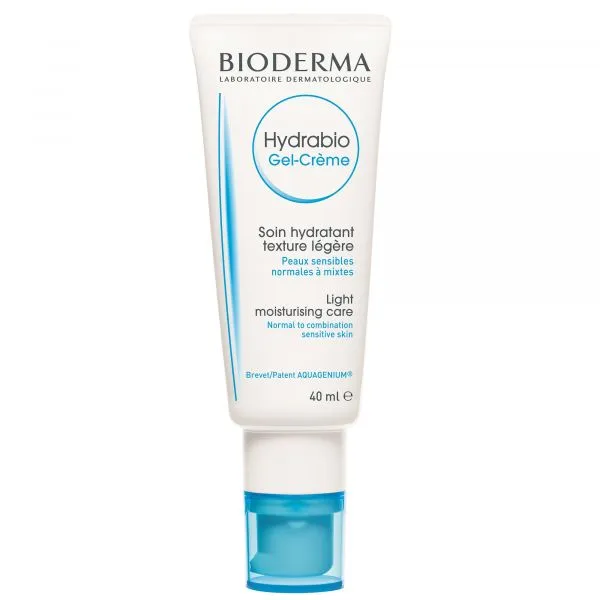 Gel cremă pentru piele sensibilă normală sau mixtă Hydrabio, 40 ml, Bioderma