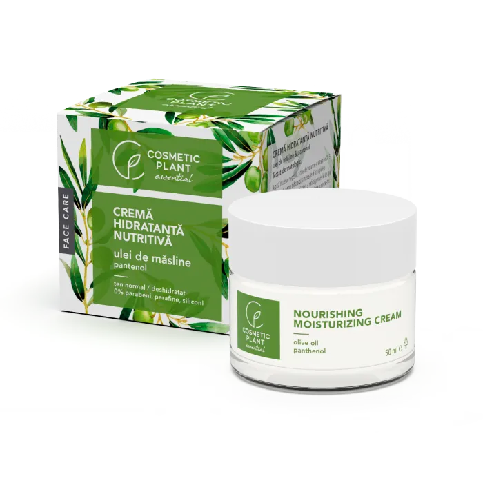 Crema hidratanta nutritiva cu ulei de masline si pantenol, 50 ml, Cosmetic Plant