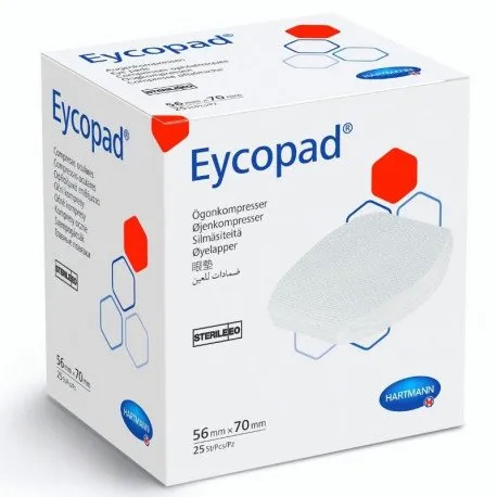 HartMann Eycopad comprese sterile 5,6 x 7cm