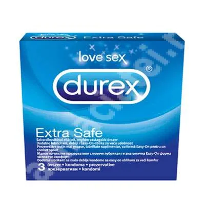 DUREX EXTRA SAFE 3 BUC