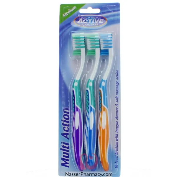 PERIUTA DE DINTI MULTIFUNCTIONALA X 3 BUC BEAUTY FORMULAS