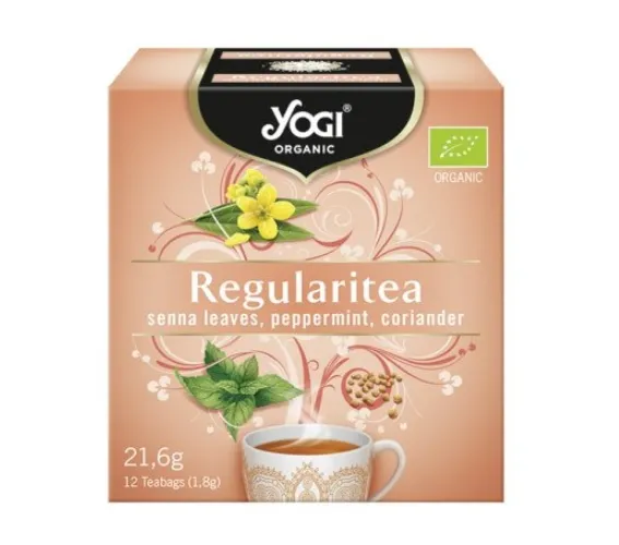 Ceai Eco laxativ cu senna menta si coriandru 12pl (YogiTea)