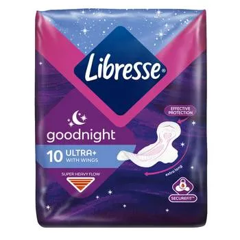 Absorbante Ultra Goodnight, 10 bucati, Libresse