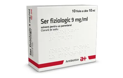 ANTIBIOTICE IASI SER FIZIOLOGIC 9MG/ML 10 FIOLE X 10ML