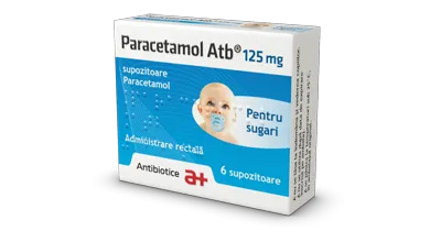 PARACETAMOL ATB 125 mg x 6 SUPOZ. 125mg ANTIBIOTICE S A