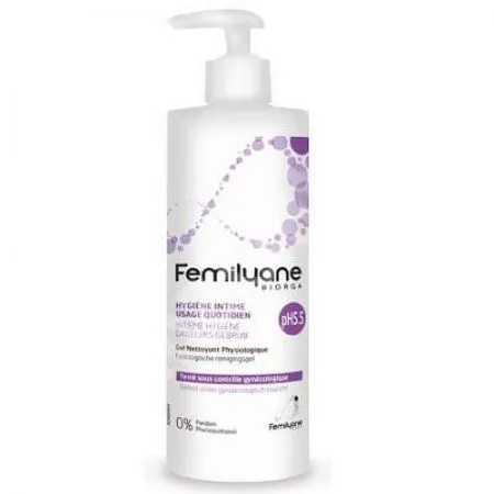 Gel protector igiena intima pH 5.5 Femilyane Physio, 400 ml, Biorga