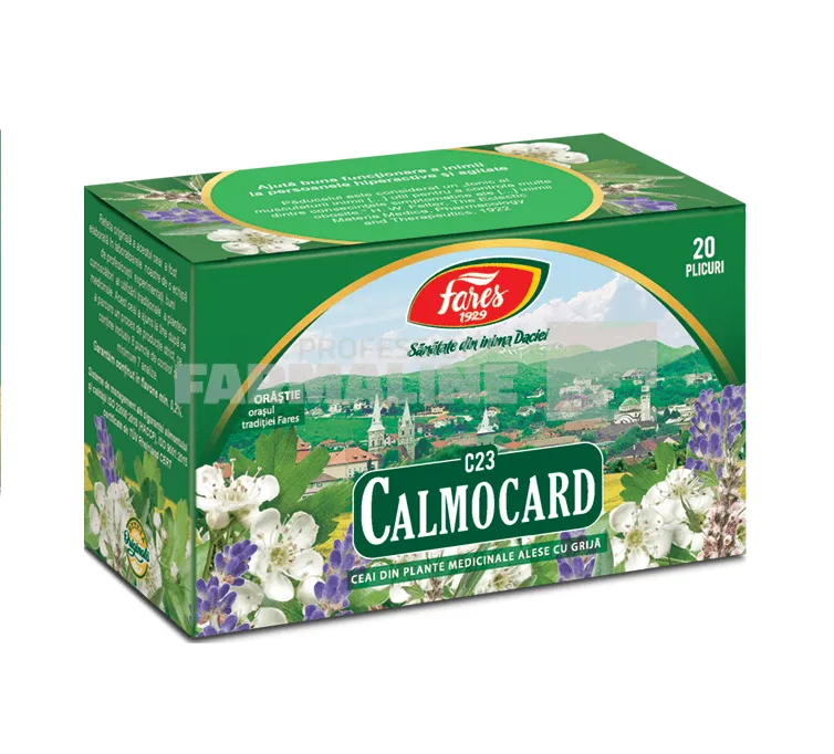 Fares Ceai calmocard 20 plicuri