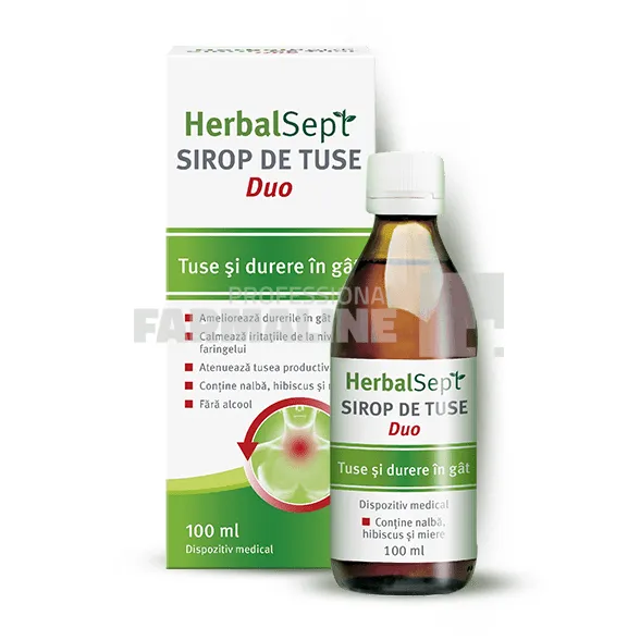 Zdrovit Herbalsept duo sirop 200 ml