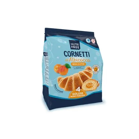 Nutrifree Cornetti All'albicocca Cornulete cu caise x 240 grame