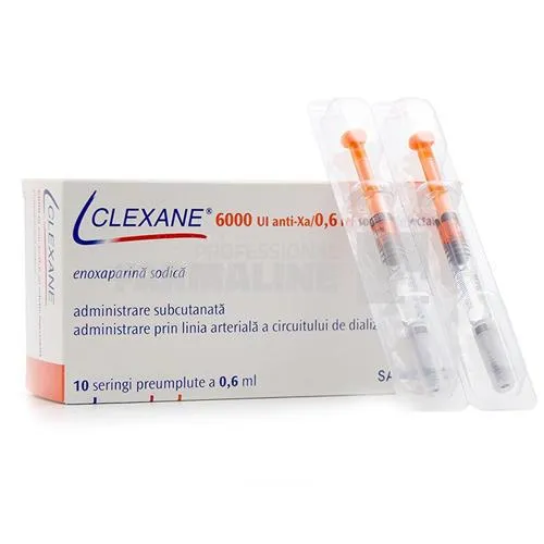 CLEXANE 6000 UI (60 mg)/0,6 ml X 10