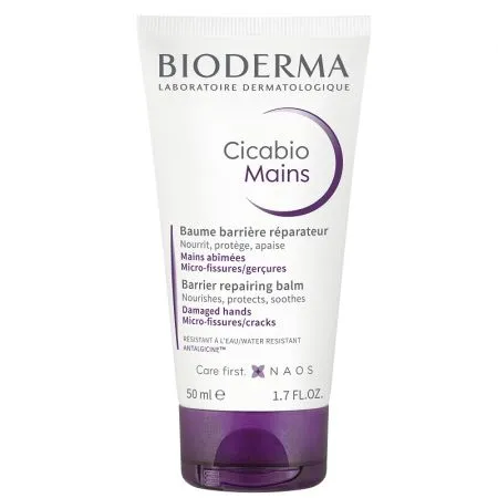 Crema de maini Cicabio, 50 ml, Bioderma