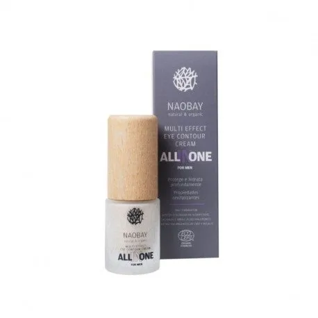 Naobay Crema ochi BIO pentru barbati, All In One, 15ml