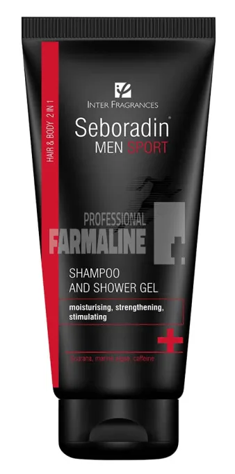 Seboradin Men Sport 2 in 1 Sampon si Gel 200 ml