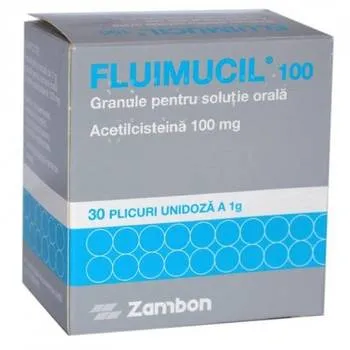 Fluimucil 100mg, 30 plicuri, Zambon