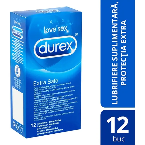 DUREX Prezervative Extra Safe, 6 bucati