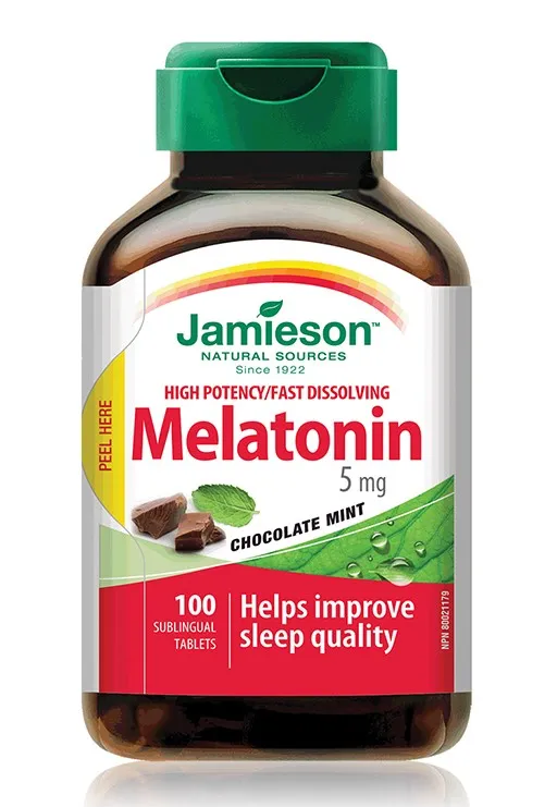 Jamieson Melatonina 5mg 100 de comprimate