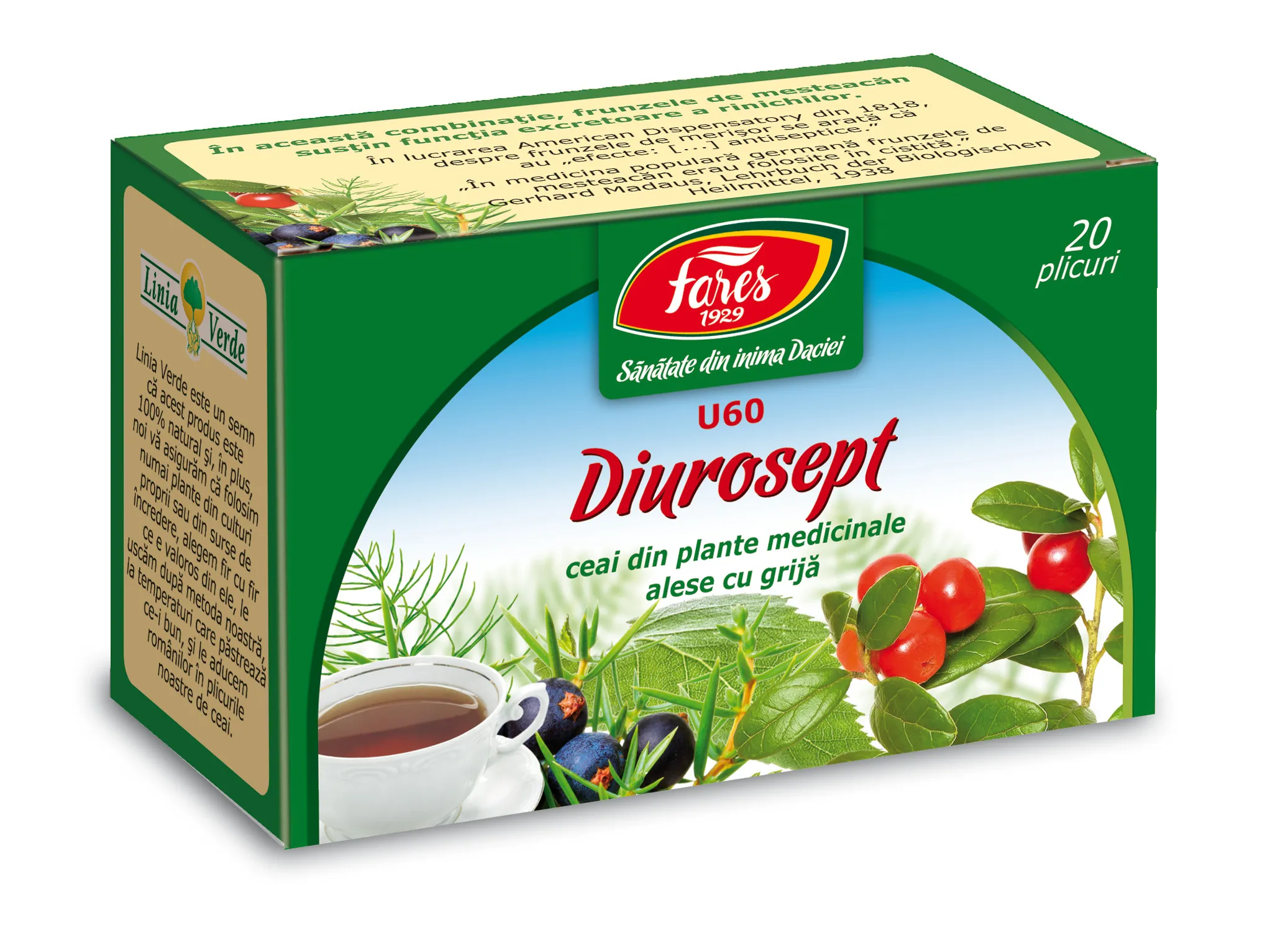 Diurosept ceai Doze