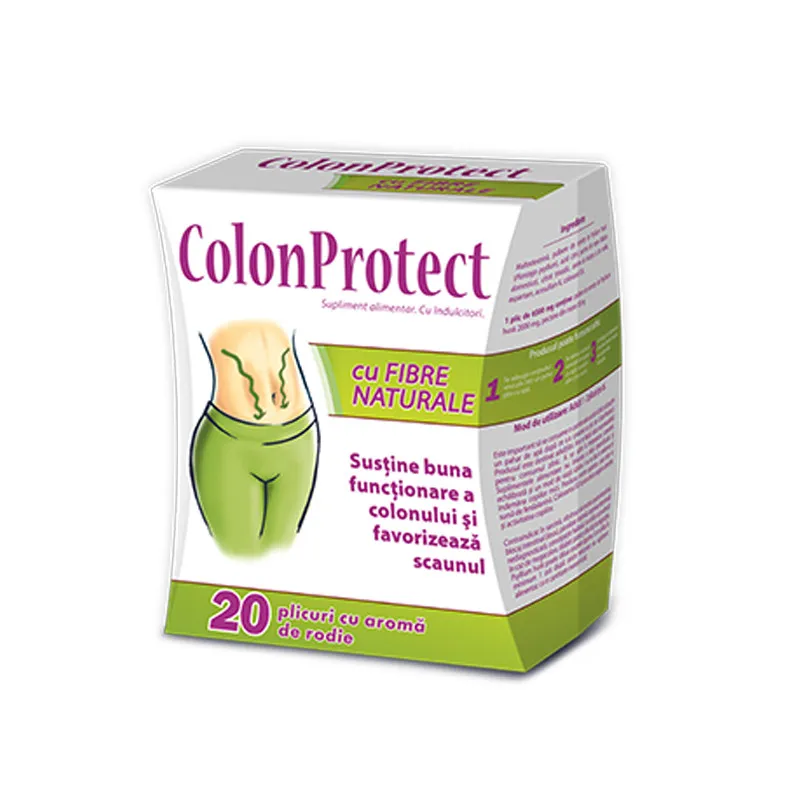 Zdrovit Colonprotect cu fibre naturale x 20 plicuri