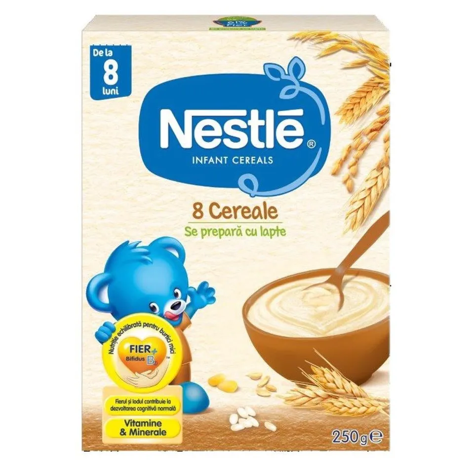 NESTLE CEREALE 8 CEREALE 250G