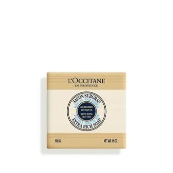 Sapun cu extract de unt de shea si lapte, 50g, L'Occitane