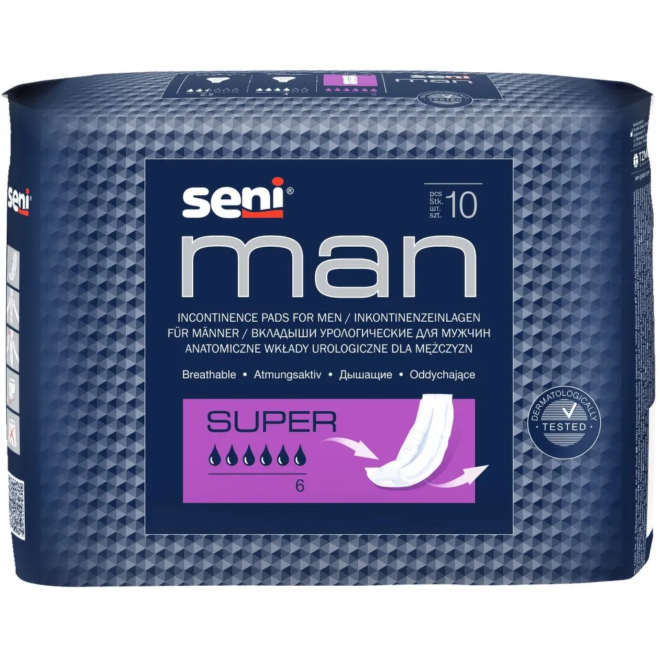 SENI MAN SUPER ABSORBANTE INCONTINENTA 10BUC