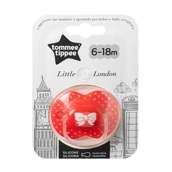Suzeta ortodontica Little London 6-18 luni Fete, 1 bucata, Tommee Tippee