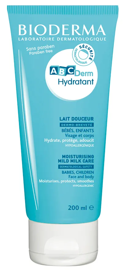 Lapte hidratant ABCDerm, 200 ml, Bioderma