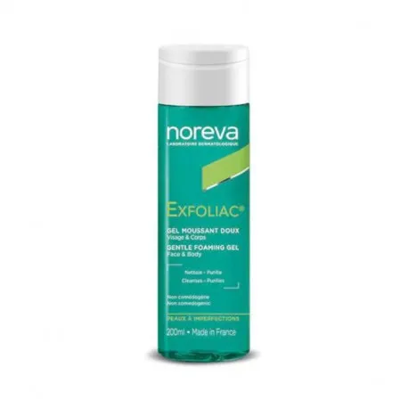 Noreva Exfoliac Gel de curatare fata si corp, 200ml