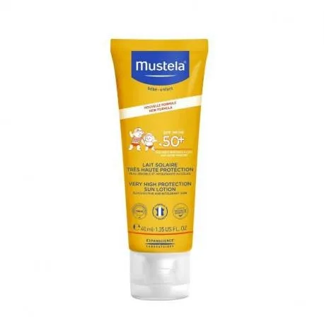 Mustela Lotiune protectie solara foarte ridicata pentru fata SPF 50+, 40 ml