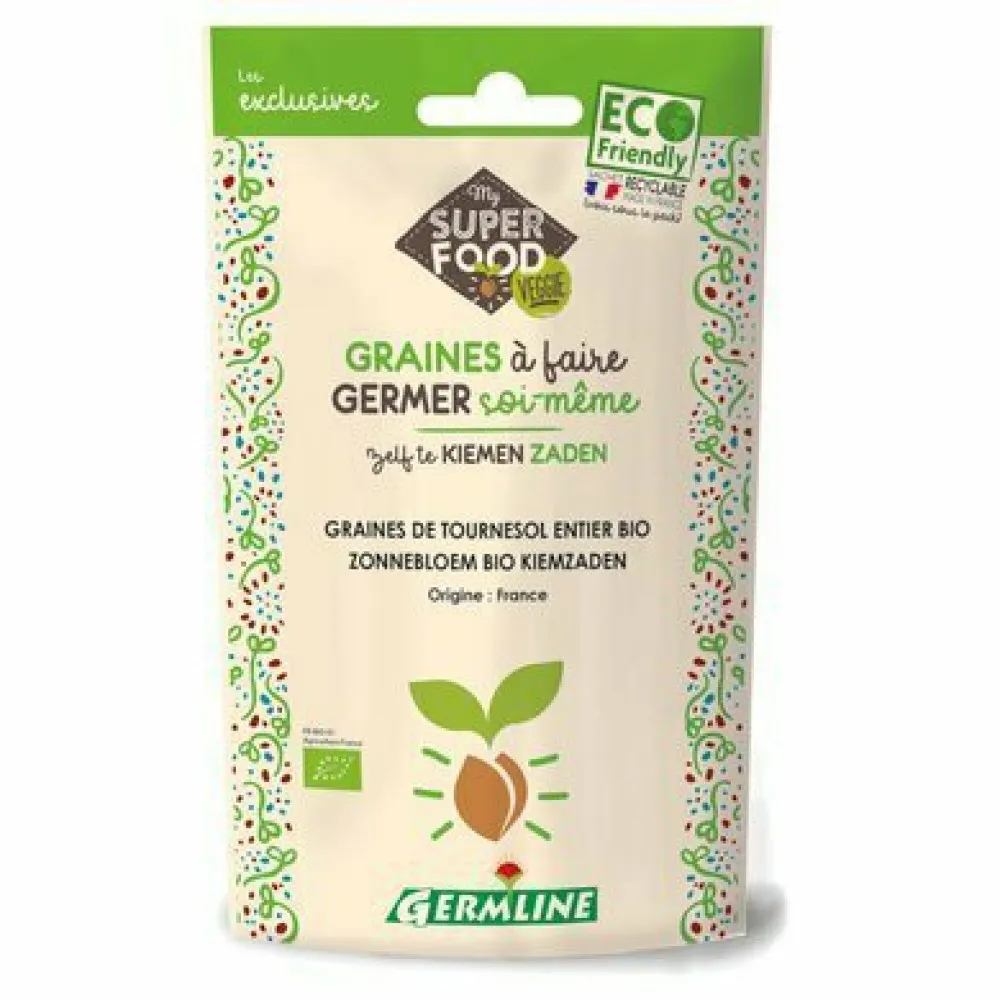 Floarea soarelui seminte pentru germinat bio (100g)