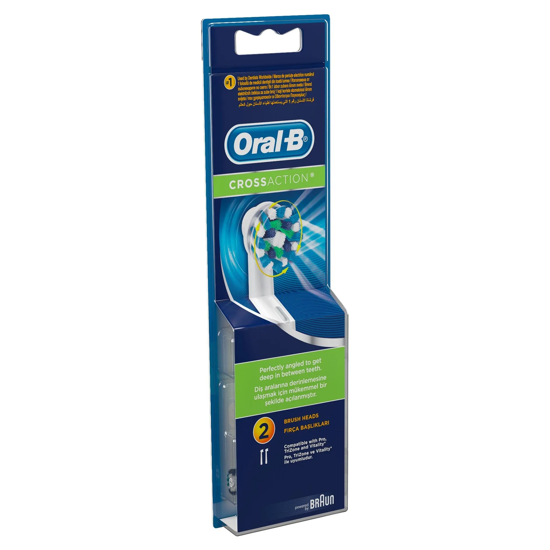 Oral B Cross Action Rezerve cap periuta electrica 2 bucati