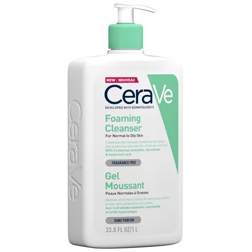 CeraVe Gel de curățare spumant pentru piele normal-mixtă 1000 ml