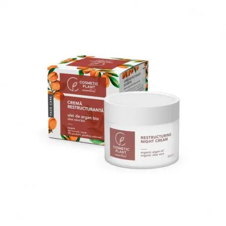 Crema Argan restructuranta noapte cu ulei bio argan 50 ml