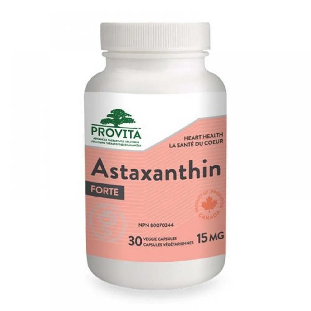 Astaxanthin Forte 15 mg (30 capsule), Provita Nutrition